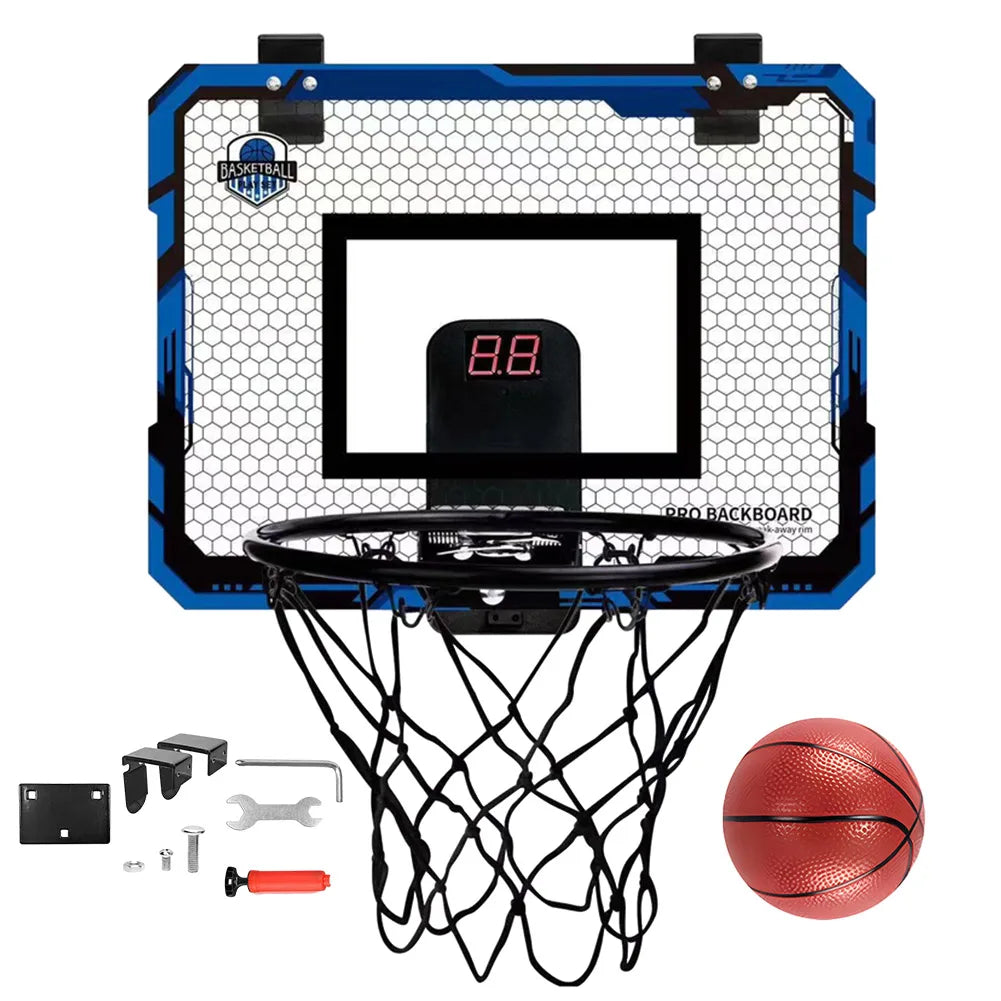 Mini Basketball Hoop Set - Wall-Mounted Indoor Training for Kids - Perfect for Home and Outdoor Fun!
