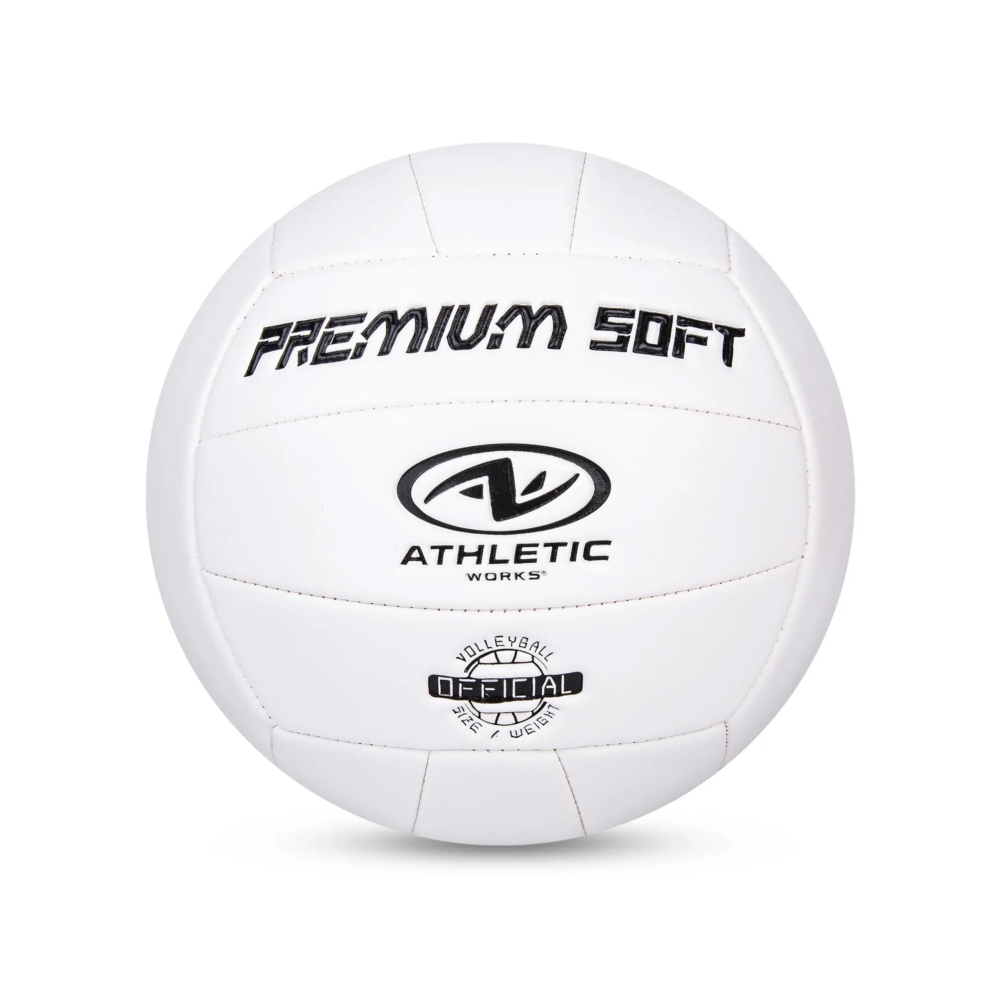 Premium Size 5 Soft Volleyball - Perfect for All Skill Levels, White