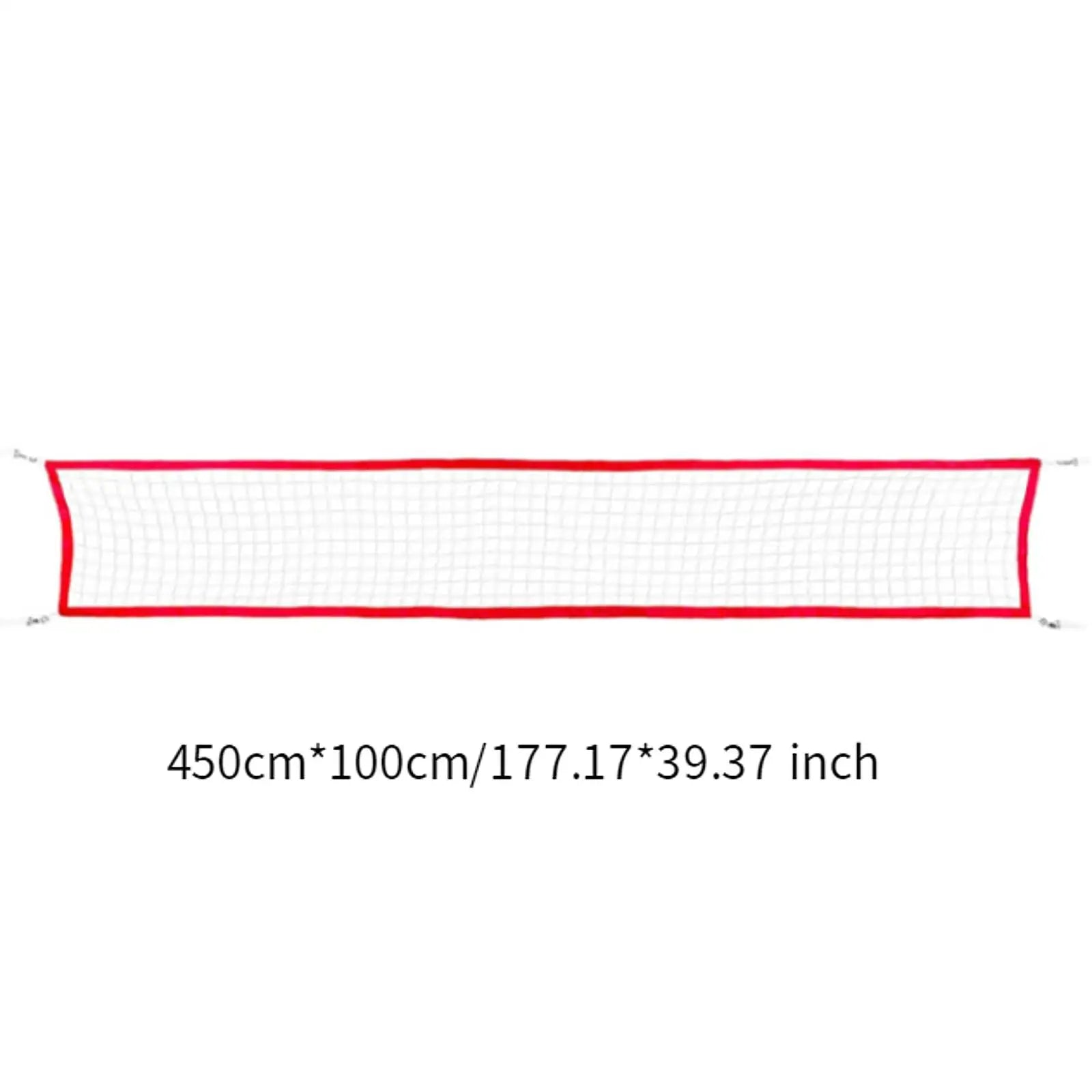 Portable Volleyball Net with Carrying Bag - 15ft x 3ft Folding Training Net for Indoor & Outdoor Fun!