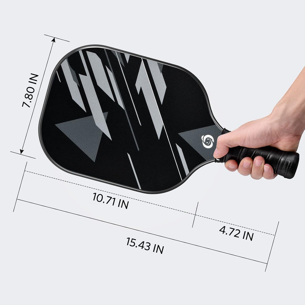 Premium USAPA Approved Pickleball Paddle Set - Lightweight Fiberglass Paddles with Balls & Bag, Perfect for Beginners!