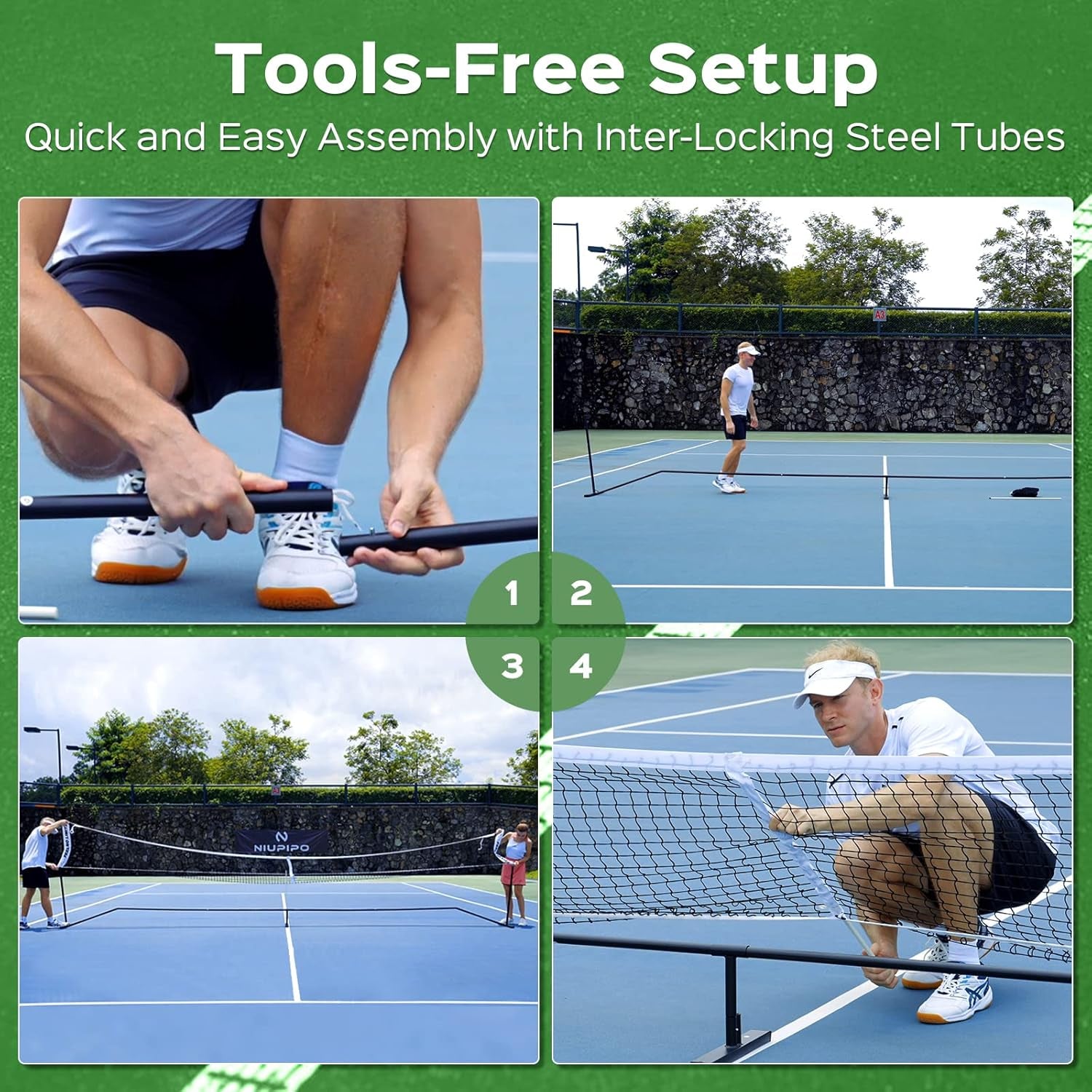 USAPA Approved Outdoor Pickleball Balls - High Elasticity & Durable, Available in Packs of 3, 6, 12, 36, or 100 for Tournaments