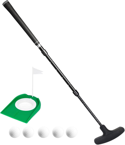 Junior Golf Putter Set - Adjustable Toddler Golf Clubs with 5 Practice Balls and Cap for Mini Golf Fun!