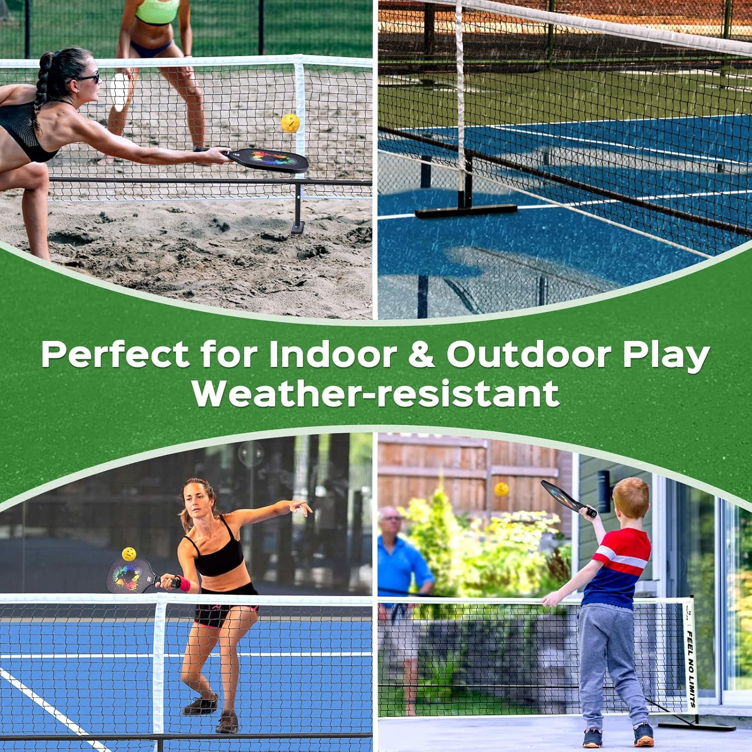 USAPA Approved Outdoor Pickleball Balls - High Elasticity & Durable, Available in Packs of 3, 6, 12, 36, or 100 for Tournaments